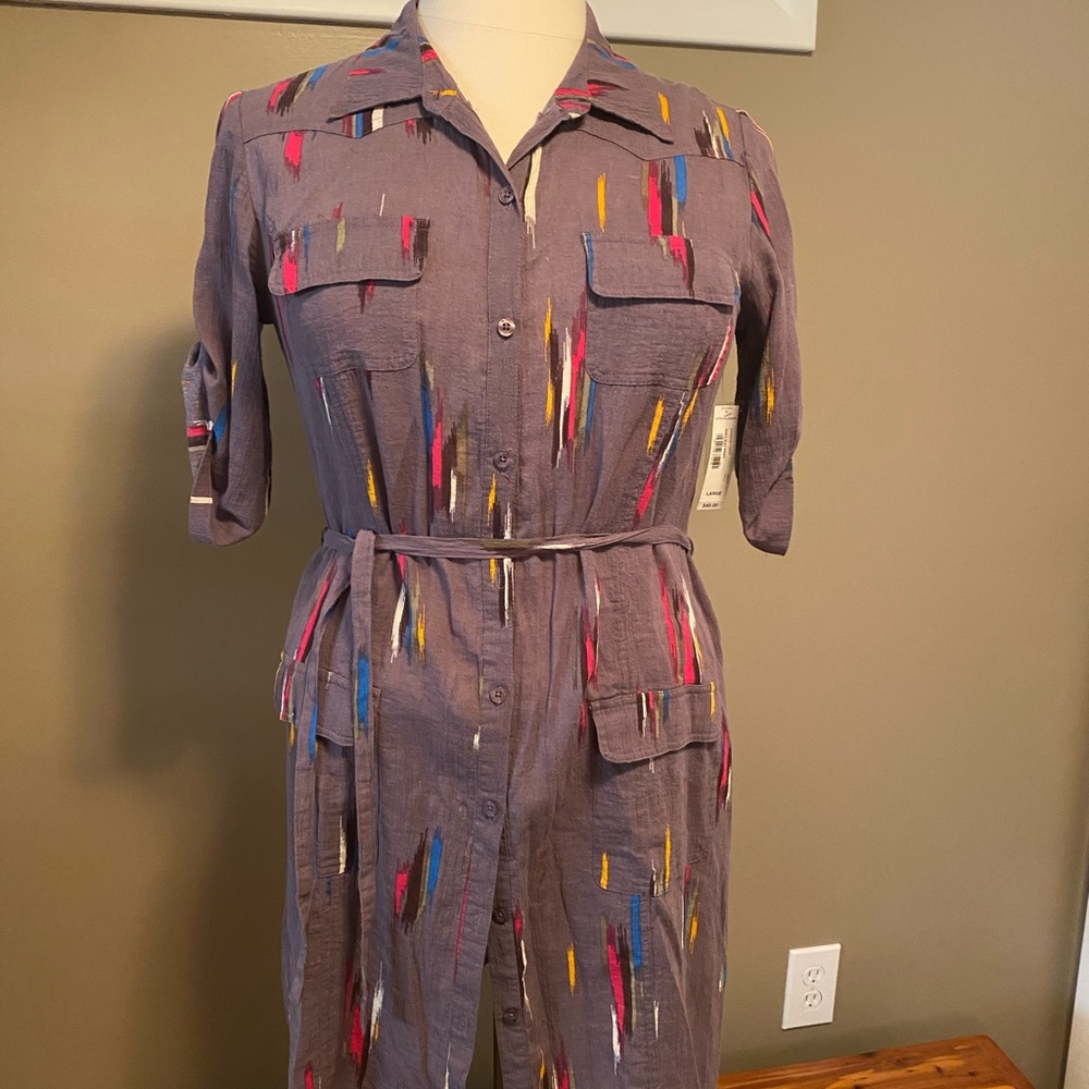 Button front dress